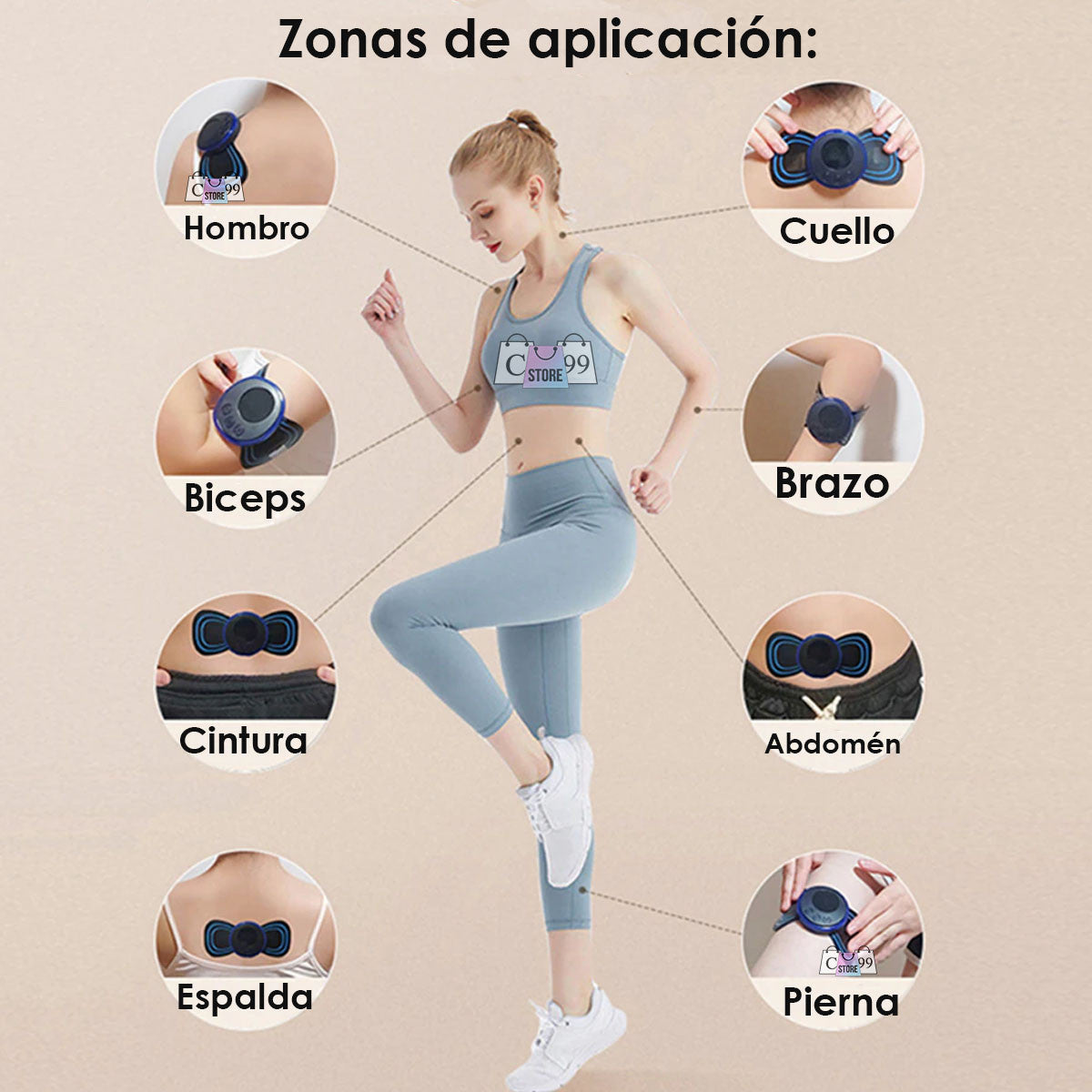 [MINI MASAJEADOR]™ CERVICAL ELÉCTRICO RECARGABLE USB + CONTROL EXTRA